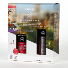 Apivita PACK Loción Anticaída Hippophae TC 150 ml con Champú Mujer 250 ml de Regalo