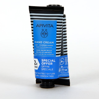 Apivita PACK DUPLO Crema de Manos para Manos Secas y Agrietadas 50 ml
