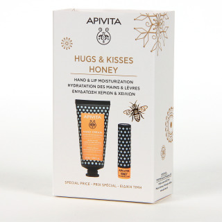 Apivita Pack Ahorro Crema Manos Hidratante Intensiva y Bálsamo Labial Miel