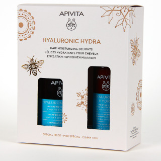 Apivita Pack Champú Hyaluronic Hydra y Acondicionador sin aclarado