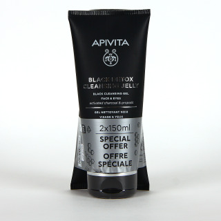 Apivita Pack Duplo Limpiador Detox Negro 150 ml