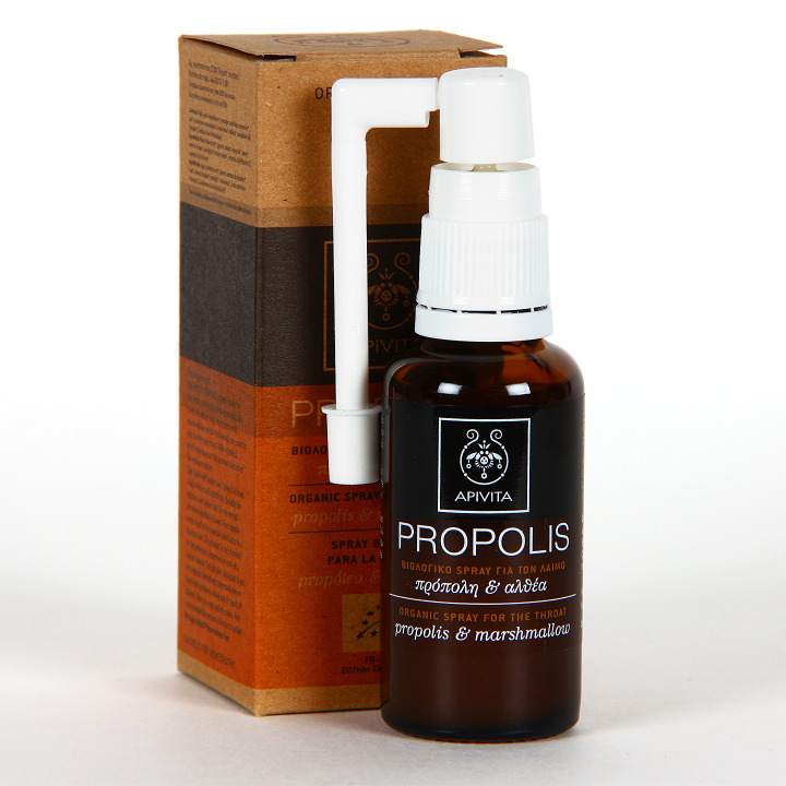 Propoline Apivita Própolis Spray Orgánico para la Garganta 30ml | Farmacia Jiménez