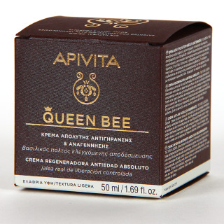 Apivita Queen Bee Crema Regeneradora Antiedad Absoluto Textura Ligera 50ml