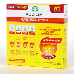 Aquilea Magnesio + Potasio 56 comprimidos efervescentes Pack