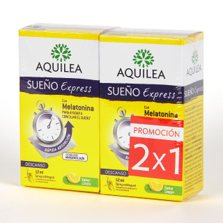 Aquilea Sueño Express Spray Sublingual PACK DUPLO 12+12 ml