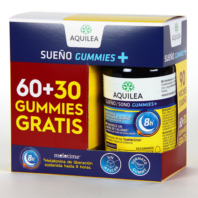 Aquilea Sueño Gummies – Zuckerfreie Gummis Mit Melatonin Für Guten Schlaf, 30 Stück