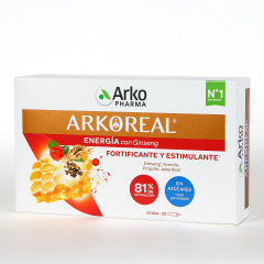 ArkoReal Jalea Real Energía con Ginseng 20 ampollas