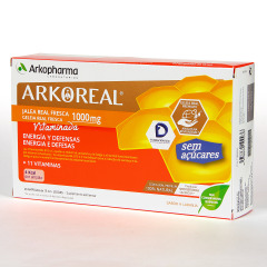 Arko Real Jalea Real Vitaminada Sin Azúcares 20 ampollas