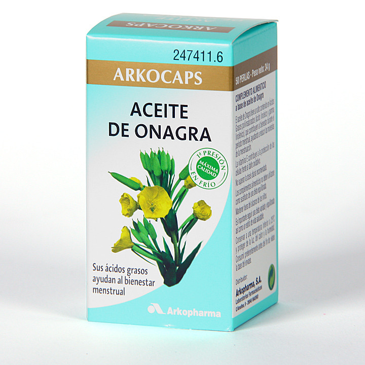 Arkocapsulas Aceite de Onagra 50 cápsulas  Farmacia Jiménez