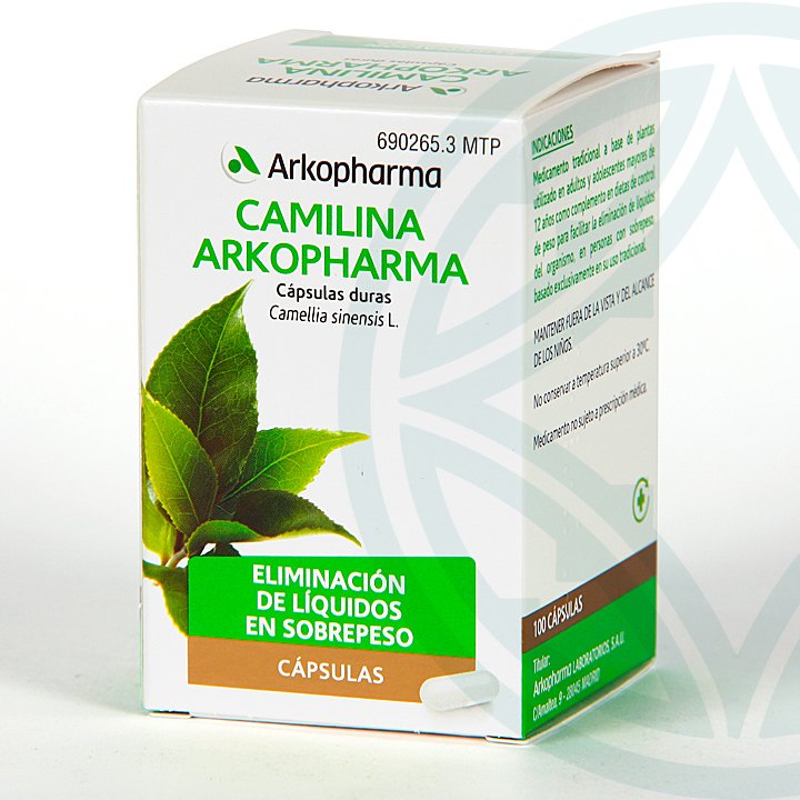 Arkopharma Camilina 100 cápsulas  Control de peso  Farmacia Jiménez