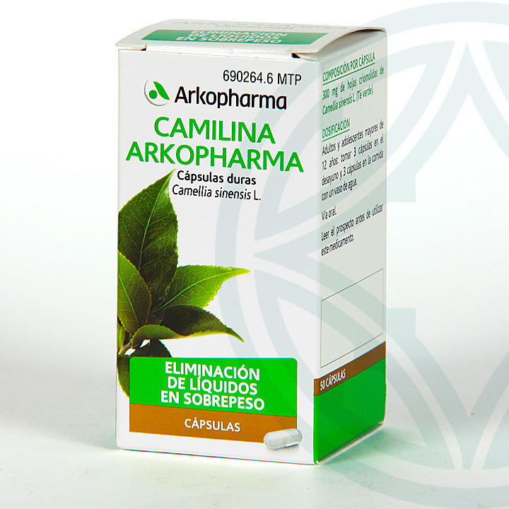 Arkopharma Camilina 50 cápsulas  Control de peso  Farmacia Jiménez