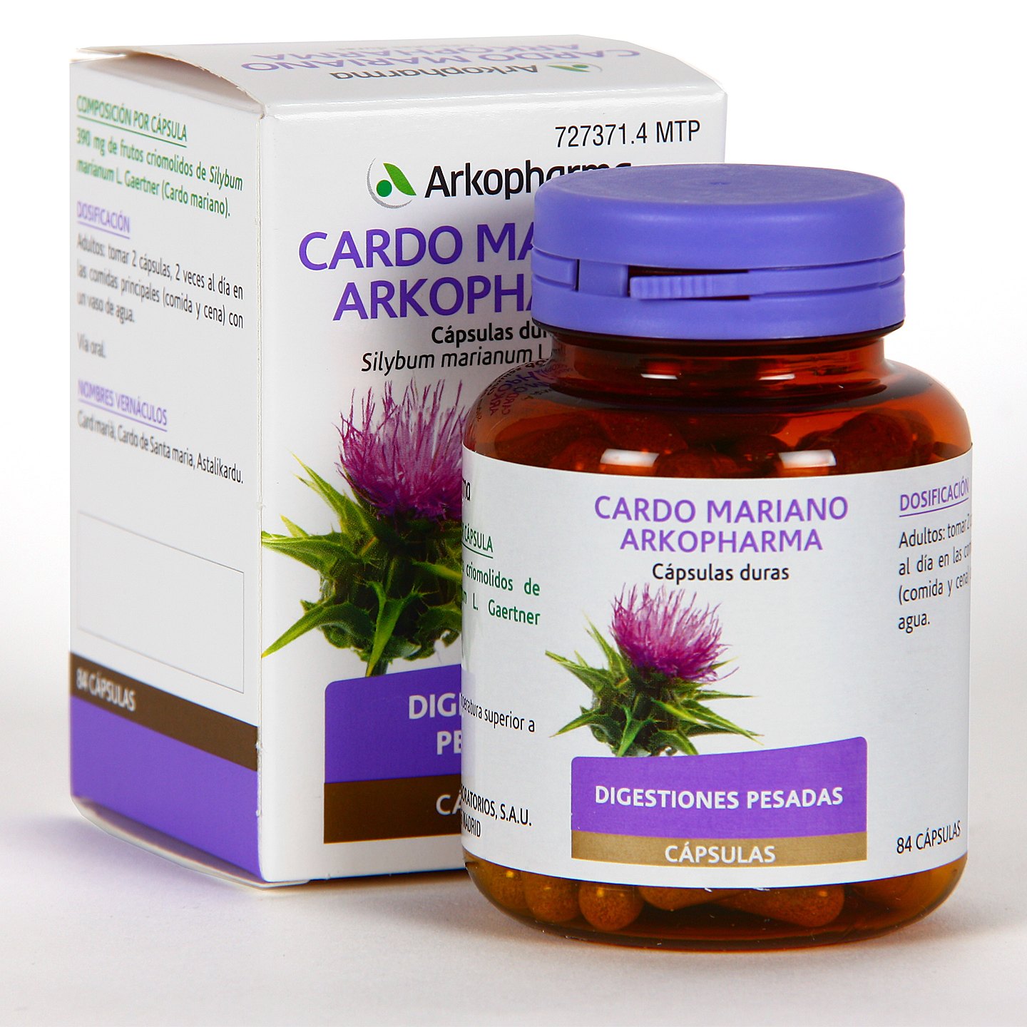 Arkopharma Cardo Mariano 100 cápsulas | Hepatoprotector
