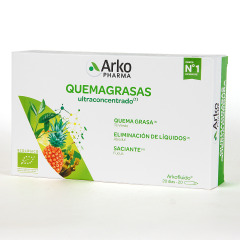 Arkofluido Quemagrasa 20 Ampollas 15 ml