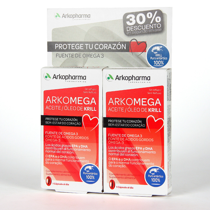 Arkopharma ArkoMega Krill 15 Cápsulas Pack Duplo | Farmacia Jiménez