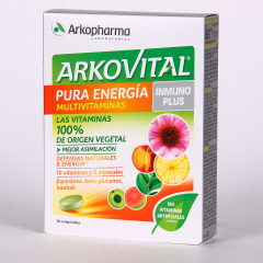 Arkopharma Arkovital Inmuno Plus Pura Energía Multivitaminas 30 comprimidos