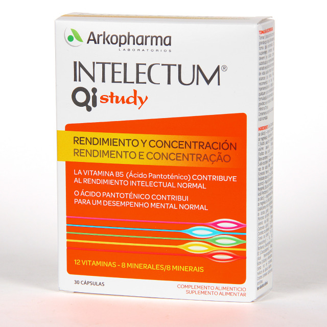 Arkopharma Intelectum Qi Study 30 cápsulas | Arko Real - Arkocapsulas