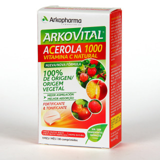 Arkovital Acerola 1000 Vitamina C Natural 30 comprimidos