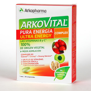 Arkovital Pura Energía Complex 30 comprimidos