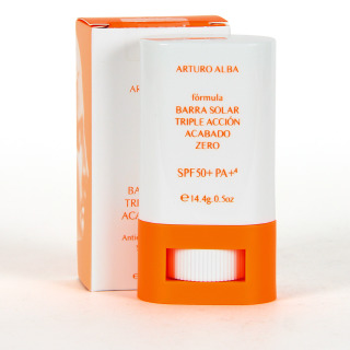 Arturo Alba Barra Solar Triple Acción Acabado Zero SPF 50+ PA+++