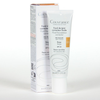 Avene Couvrance Maquillaje Fluido Oil-Free Beige 2.5 SPF 20 30 ml