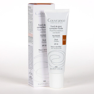 Avene Couvrance Maquillaje Fluido Oil-free Bronceado 05 spf 20 30 ml