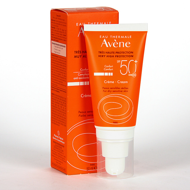 crema avene cara solar