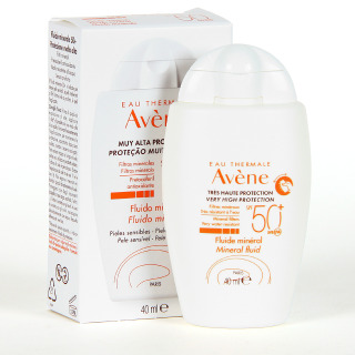 Avene Solar Fluido Mineral SPF 50+ 40 ml