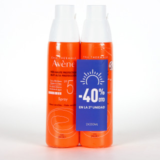 Avene Solar PACK Duplo Spray Corporal 200 ml 40% 2º unidad