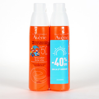 Avene Solar PACK Duplo Spray Corporal Niños 200 ml 40% 2º unidad