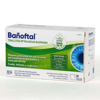 Bañoftal Blefasan 30 Toallitas Oftálmicas