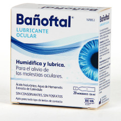 Bañoftal Lubricante Ocular 20 monodosis