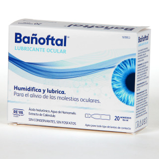 Bañoftal Lubricante Ocular 20 monodosis