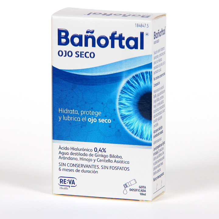 Bañoftal Ojo Seco Colirio 10 ml Farmacia Jiménez