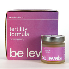 Be Levels Fertility Formula 30 sobres + 60 perlas Omega 3