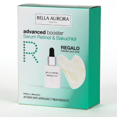 Bella Aurora PACK Advanced Booster Retinol & Bakuchiol 30ml con piedra Gua Sha de Regalo