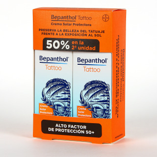 Bepanthol Tattoo PACK Duplo Crema Solar SPF50 50ml