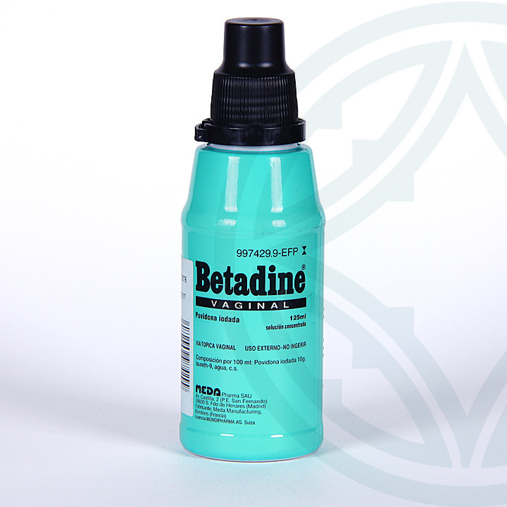 Betadine Vaginal Soluci n T pica 125 Ml Antis ptico Vaginal 