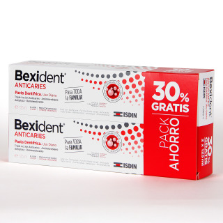 Bexident Anticaries pasta dentífrica 125 ml Pack Duplo
