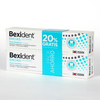 Bexident Encías Triclosan Pasta Dentífrica 125 ml Pack Duplo -20%