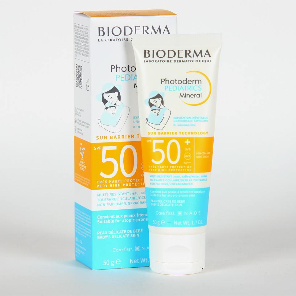 Bioderma Photoderm Pediatrics Mineral SPF50+ 50gr | Farmacia Jiménez