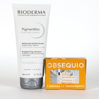 Bioderma Pigmentbio Crema Limpiadora Exfoliante 200 ml REGALO Minitalla Pigmentbio C Concentrate
