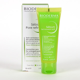 Bioderma Sébium Pore Refiner 30 ml REGALO Minitalla Sebium Gel Actif Limpiador