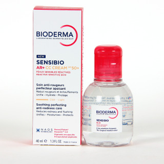 Bioderma Sensibio AR CC Cream SPF 50+ 40 ml REGALO Minitalla Agua micelar