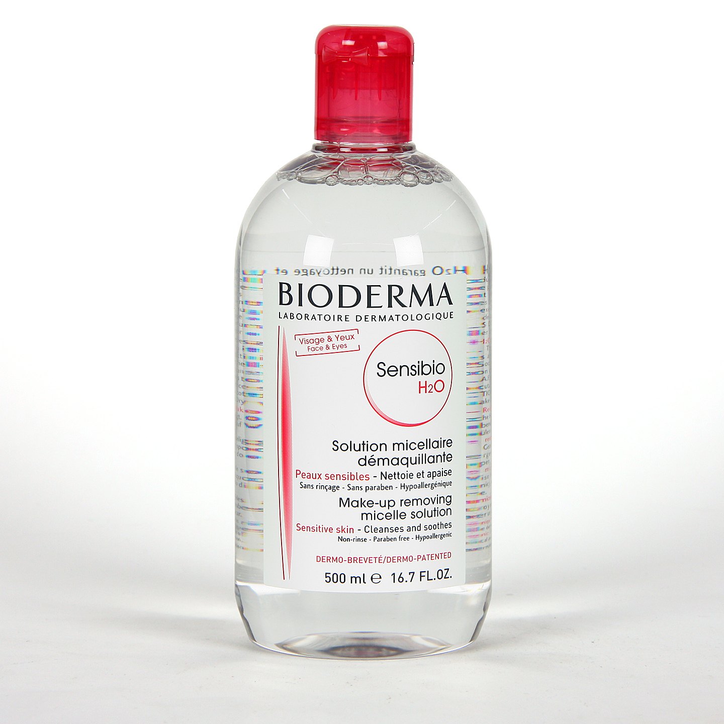 Bioderma Sensibio H2O Solución micelar 500 ml, Piel Sensible