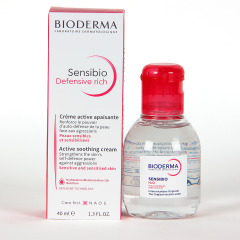 Bioderma Sensibio Defensive Crema Rica Hidratante 40 ml REGALO Minitalla Sensibio Agua micelar