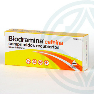 Biodramina Cafeína 4 comprimidos