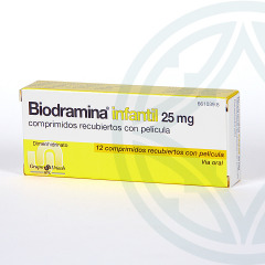 Biodramina Infantil 25 mg 12 comprimidos
