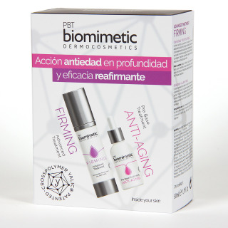 Biomimetic Prebase Antiedad + Advanced Tratamiento Reafirmante Pack