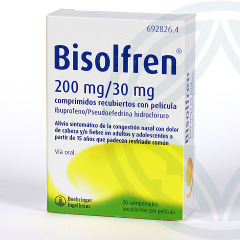 Bisolfren 20 comprimidos recubiertos