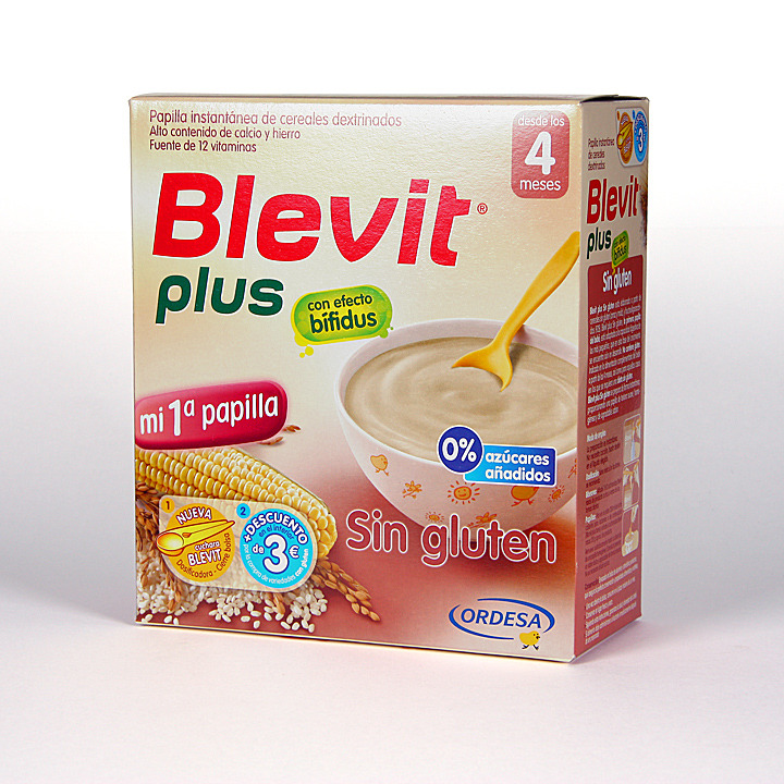 Blevit Plus Sin Gluten 600 g | Blevit | Farmacia Jiménez